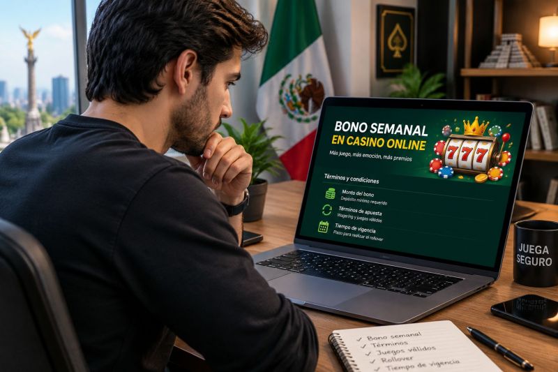 Bono semanal en casinos en línea de México: cómo funciona y qué esperar